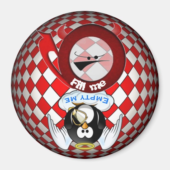 Dishwasher Magnet från djävulen fick mig att göra  (Framsidan)