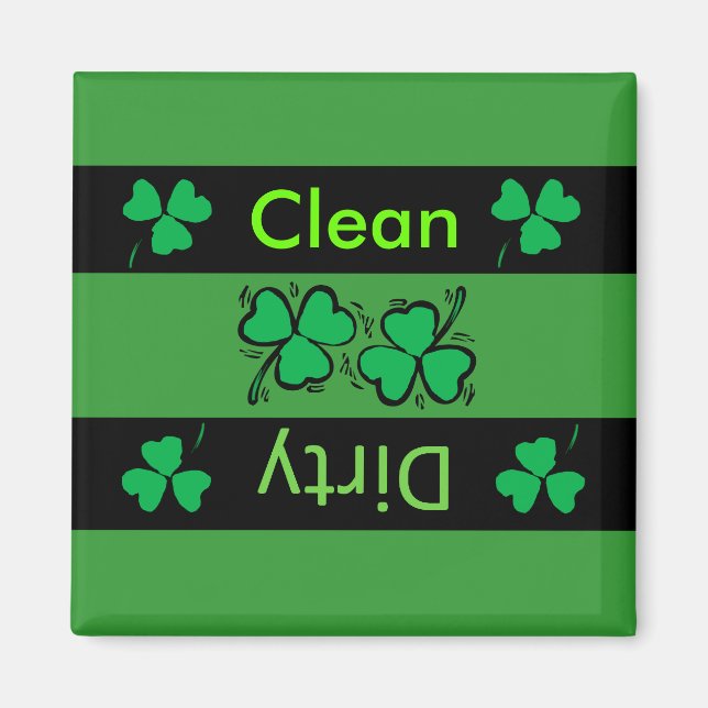 Dishwasher magnet Irish klöver (Framsidan)