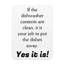 Dishwasher ren? Det är ditt jobb!