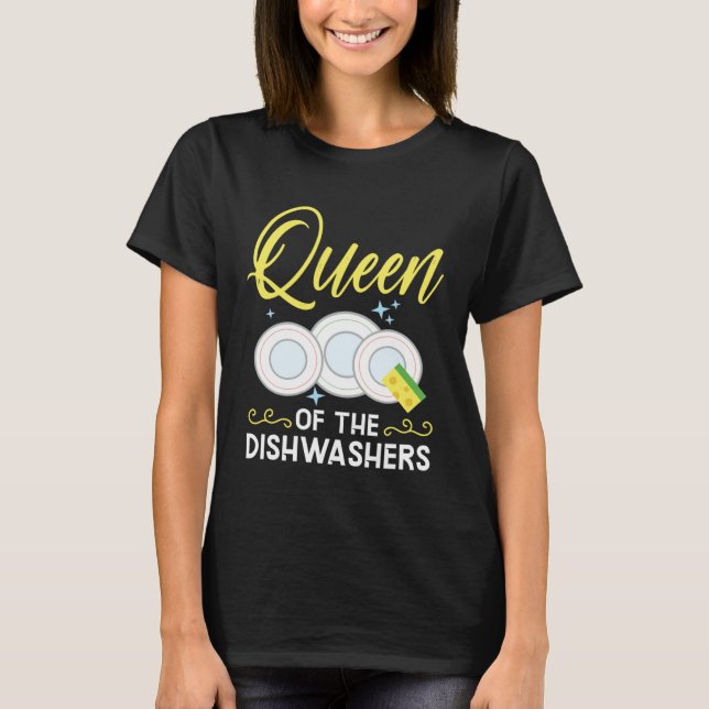 Dishwashing Job Profession Restaurant Employee Dis T Shirt (Framsida)