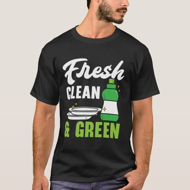 Dishwashing Job Profession Restaurant Employee Dis T Shirt (Framsida)