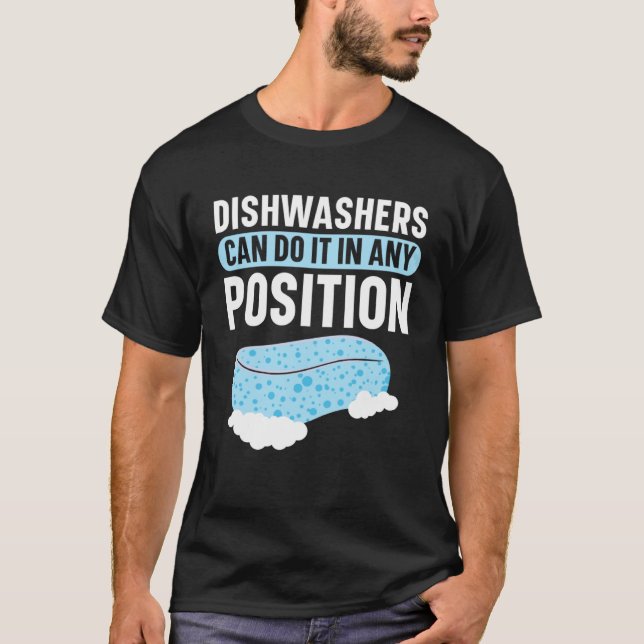 Dishwashing Job Profession Restaurant Employee Dis T Shirt (Framsida)