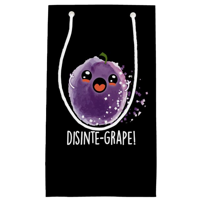 Disinte-vindruva Funny Grape Pun Mörk BG (Framsidan)