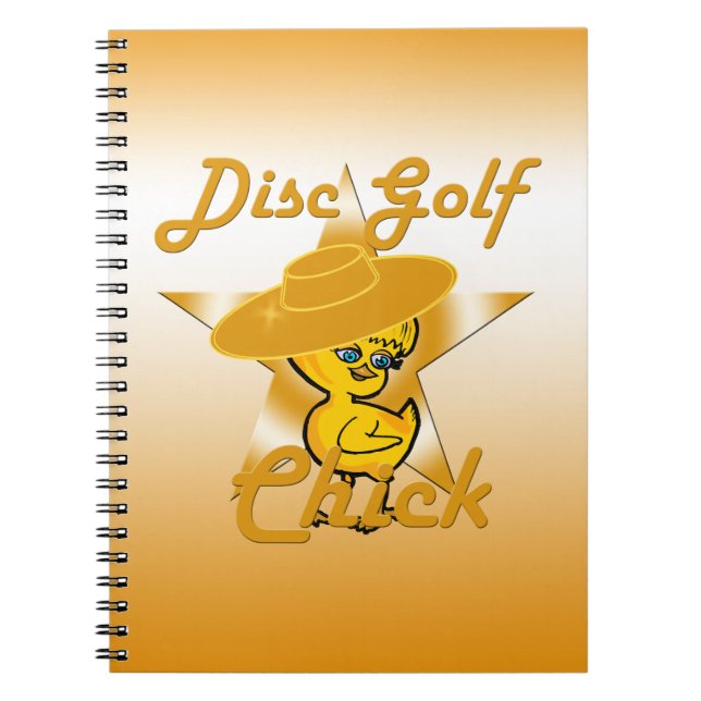 Disk Golf Anteckningsbok Med Spiral (Framsidan)