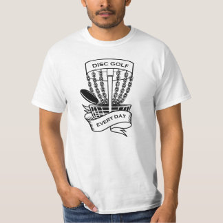 Disk Golf Basket - Coola Stil | Spelare T Shirt