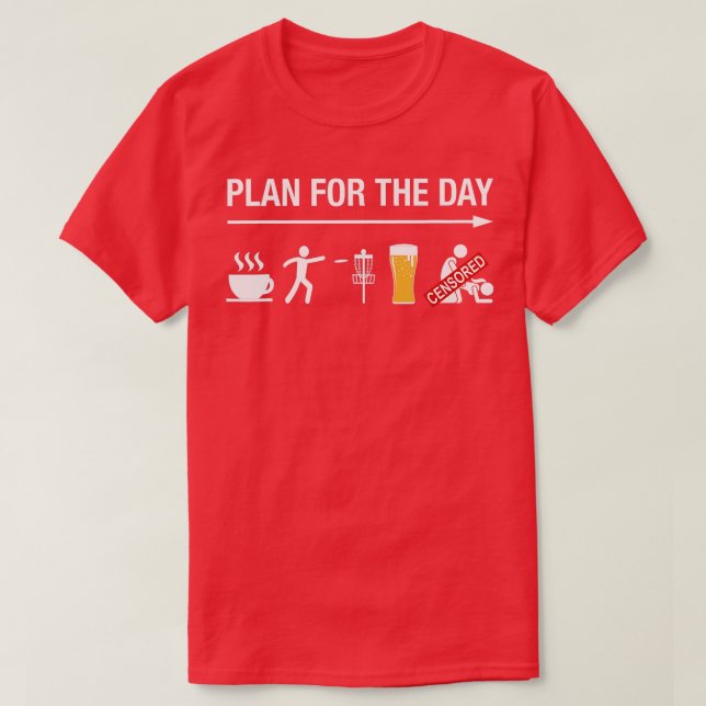 Disk Golf Basket Frisbee Golfing Frolf Coffee Beer T Shirt (Design framsida)