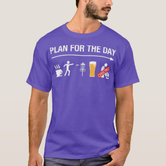 Disk Golf Basket Frisbee Golfing Frolf Coffee T Shirt