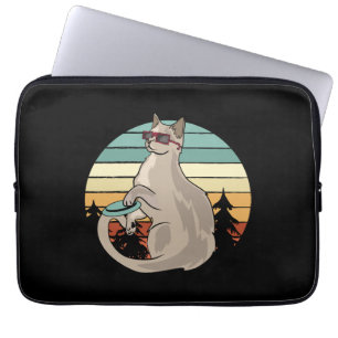 Disk Golf Basket Funny Cat Gift Player Laptop Fodral