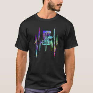 Disk Golf Basket Heartslag Golfer Manar Kvinnor T Shirt