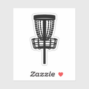 Disk Golf Basket Sticker Klistermärken