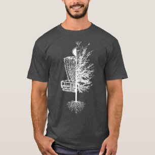 Disk Golf Basket Träd Frisbee Golf Premium T Shirt