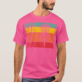 Disk Golf Best Pappa efter Par Funny Fars dag Fris T Shirt