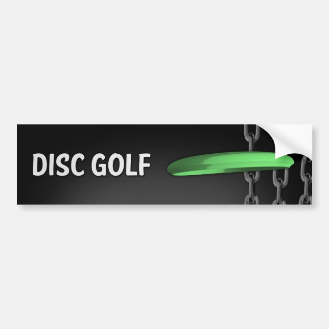 Disk Golf Bildekal (Framsidan)