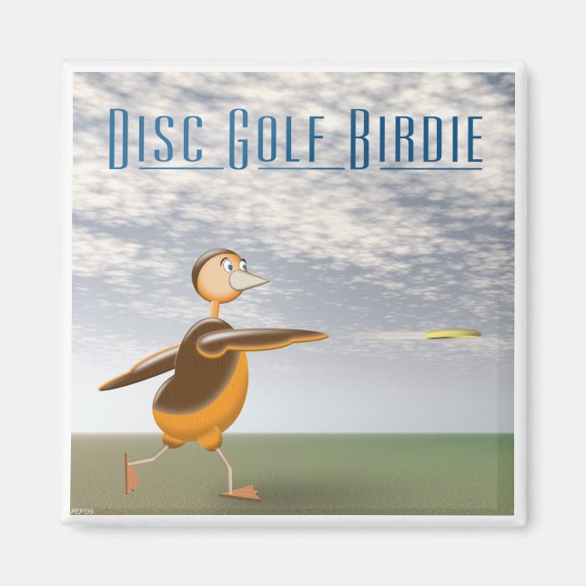 Disk Golf Birdie Magnet (Framsidan)