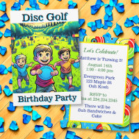 Disk Golf Boy's Födelsedagsfest