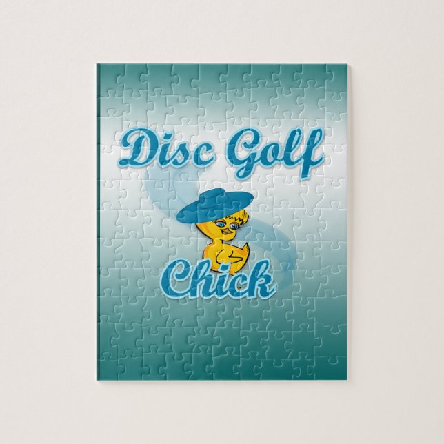 Disk Golf-Chick #3 Pussel (Vertikal)
