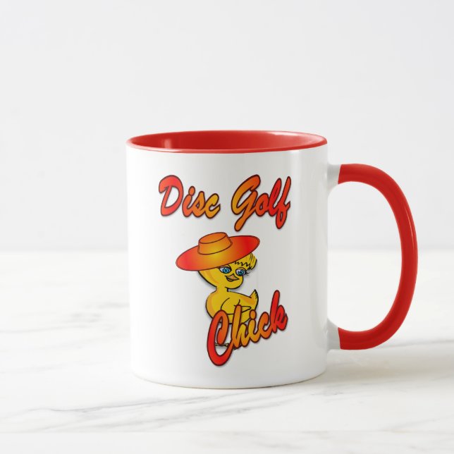 Disk Golf-Chick nr 5 Mugg (Höger)