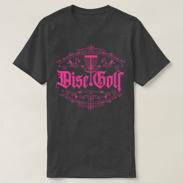 Disk Golf Classic Player-Rosa T Shirt (Design framsida)