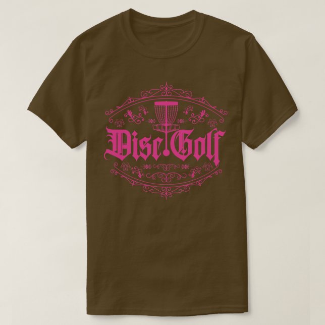 Disk Golf Classic Player-Rosa T Shirt (Design framsida)