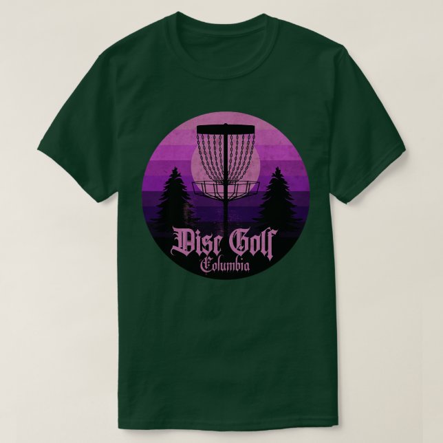 Disk Golf Columbia Söndag T Shirt (Design framsida)