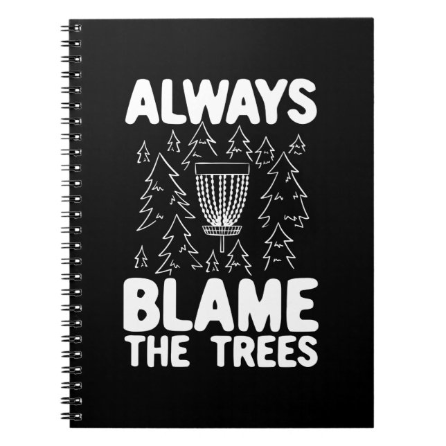 Disk Golf Disk Basket Gift Anteckningsbok (Framsidan)