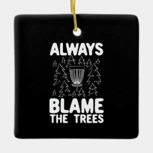Disk Golf Disk Basket Gift Julgransprydnad Keramik
