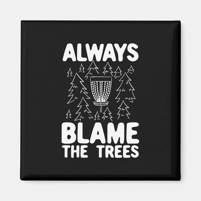 Disk Golf Disk Basket Gift Magnet (Framsidan)