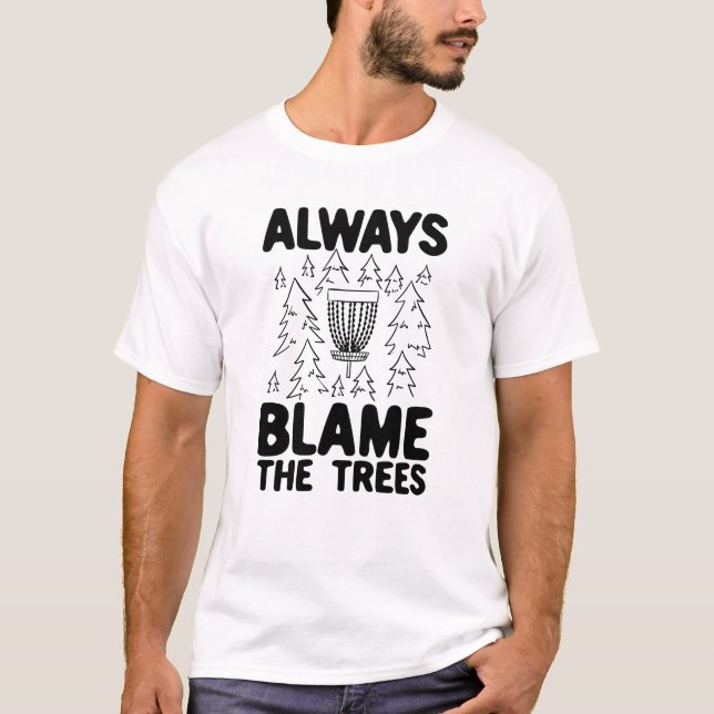 Disk Golf Disk Basket Gift T Shirt (Framsida)