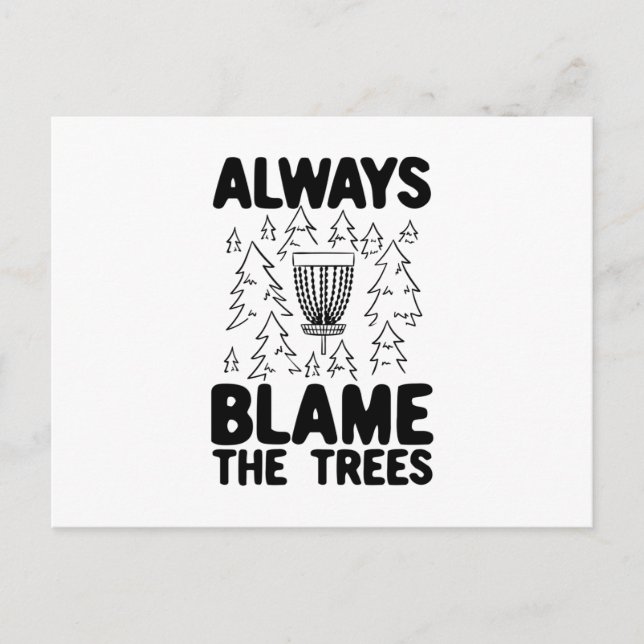 Disk Golf Disk Basket Gift Vykort (Framsida)