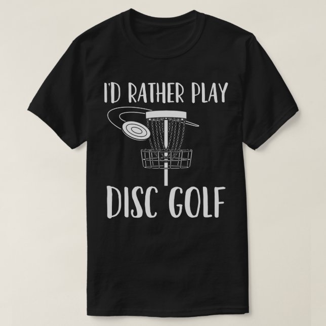 Disk Golf Disk Golfer Disk Golf Player T Shirt (Design framsida)