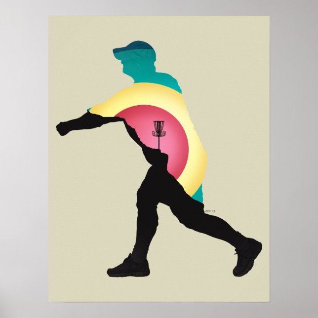 Disk Golf Driver Poster (Framsidan)