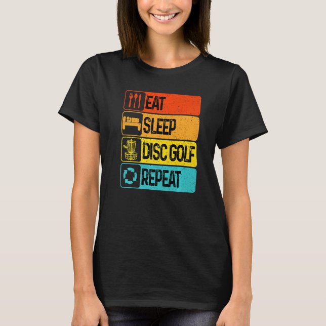 Disk Golf För manar Women Golf Player Disk Golfers T Shirt (Framsida)