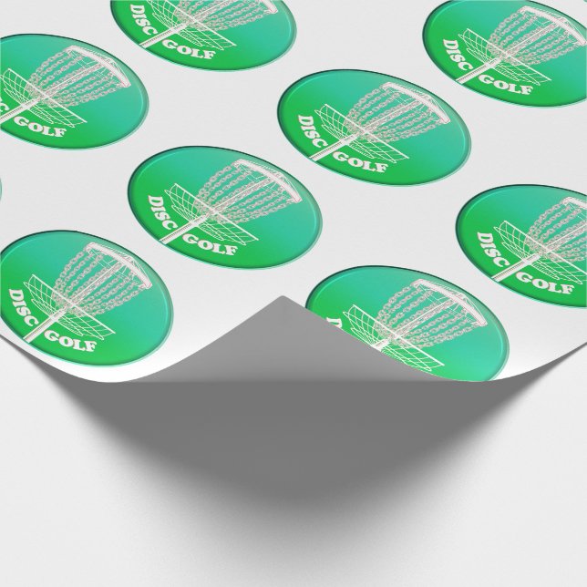 Disk Golf Frisbee Cage Presentpapper (Hörn)