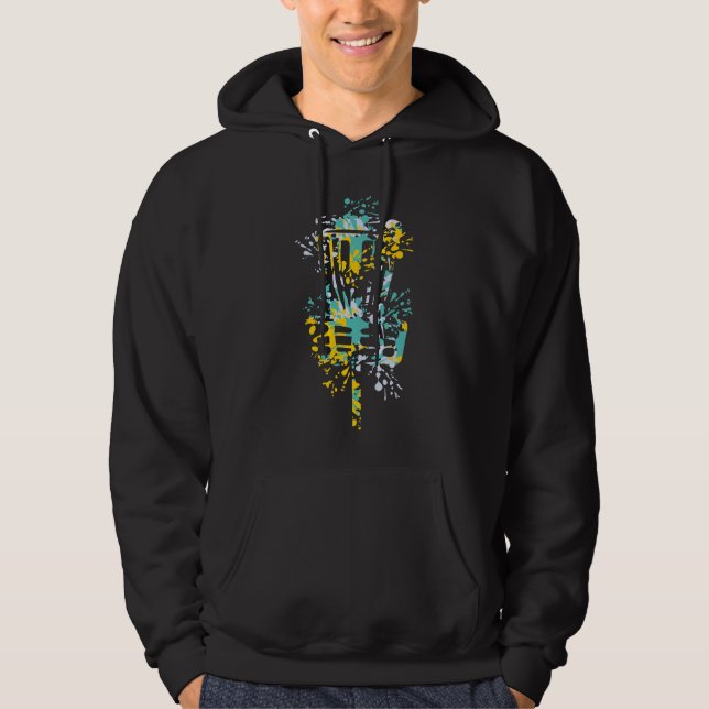 Disk Golf Frisbee Hoodie (Framsida)