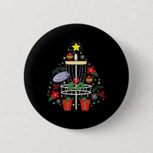 Disk Golf Frisbee jul Ornament Träd Funny Gi Knapp