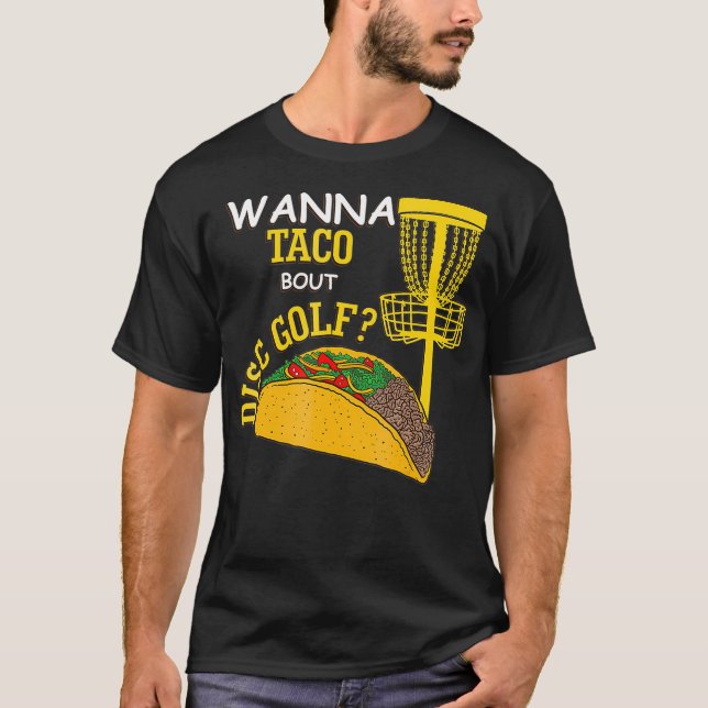 Disk Golf Funny Disk Golf Pun Wanna Tala om T Shirt (Framsida)