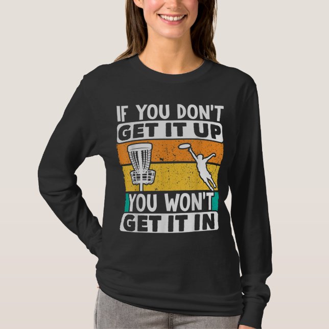 Disk Golf Funny Disk Jokey Frisbee Golf Funny Disk T Shirt (Framsida)