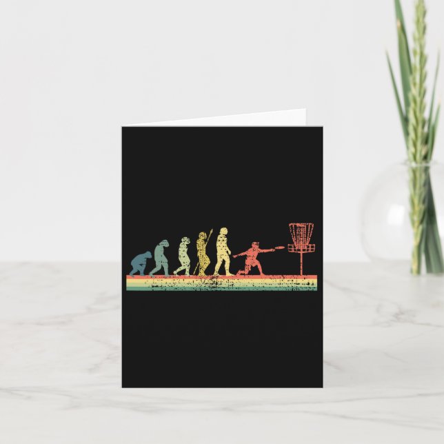 Disk Golf Funny Sports Gift Kort (Framsida)