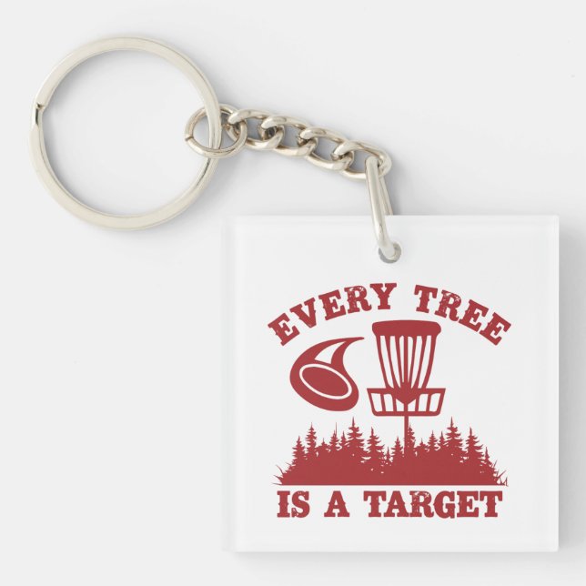 Disk Golf Funny Varje Träd är ett mål (Framsidan)