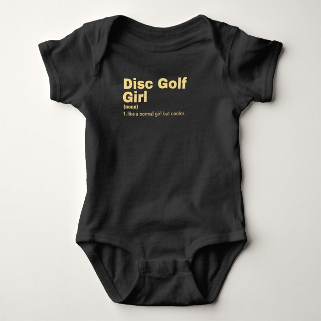 Disk Golf Girl - Disk Golf T Shirt (Framsida)
