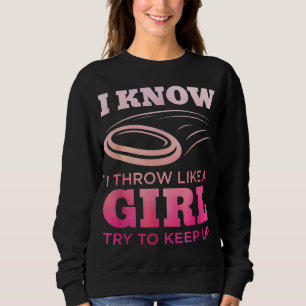 Disk Golf Girl Funny Disk Golfing Älskare Player G T Shirt