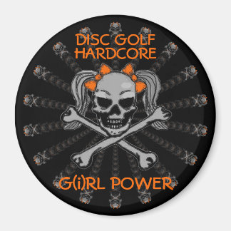 DISK GOLF HARDCORE MAGNET