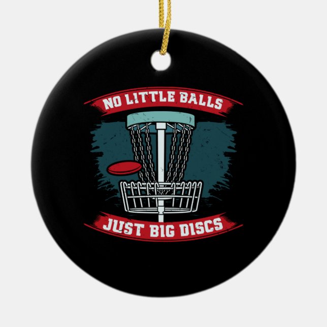 Disk Golf Julgransprydnad Keramik (Framsidan)