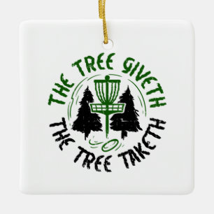 Disk Golf Julgransprydnad Keramik