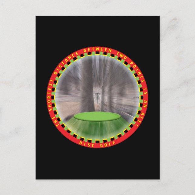 Disk Golf Logic #2 Vykort (Framsida)