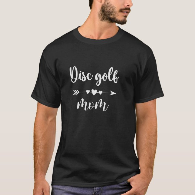 Disk Golf Mamma Disk Golfing Sport Player Mamma Di T Shirt (Framsida)