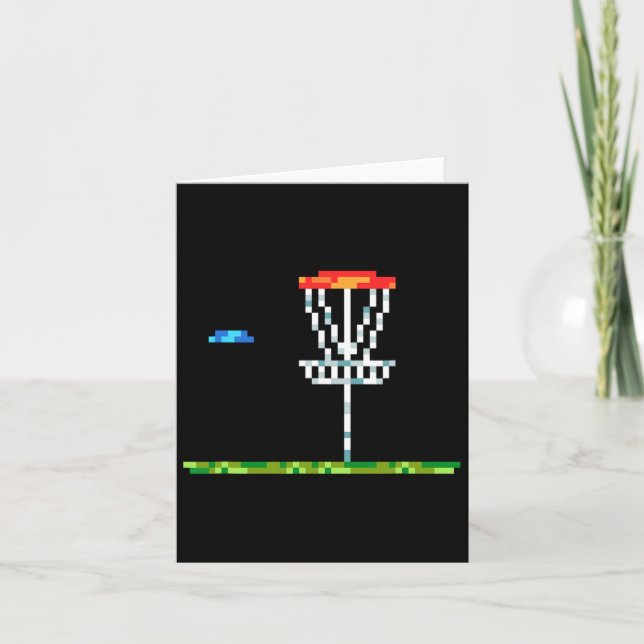 Disk Golf Manar Golf 8-bitars Basket Kort (Framsida)