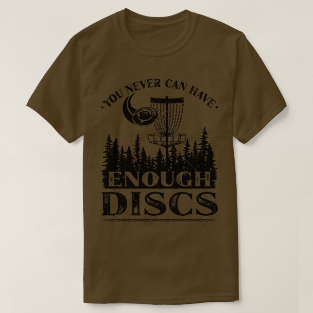 Disk Golf Ord Funny Frisbee T Shirt (Design framsida)