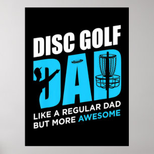 Disk Golf-pappa Poster