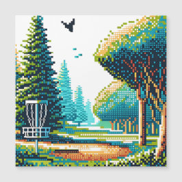 Disk Golf Pixel Art